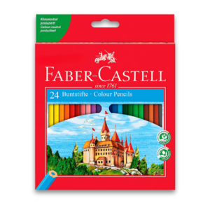Lápis de Cor Faber-Castell – 24 cores