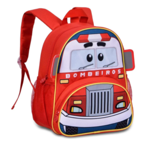 Mochila Infantil Caminhão de Bombeiros