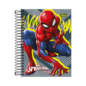 Agenda 2026 – Tamanho M5 – Capa Spider-Man