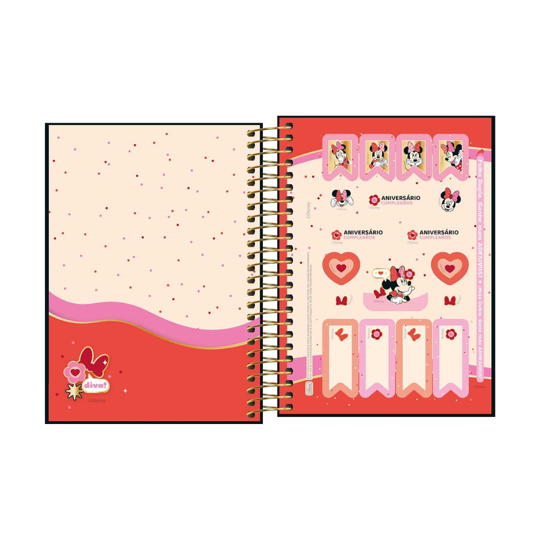 Agenda 2026 – Tamanho M5 – Capa Minnie “Happy Vibes” - Imagem 7