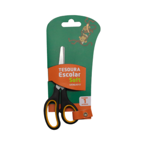 Tesoura Escolar Inox Leo&Leo Soft